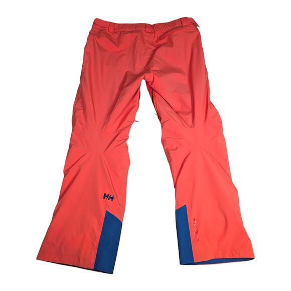 Helly Hansen Insulated Primaloft Snow Ski Snowboard Pants Orange Size XXL - Picture 2 of 13